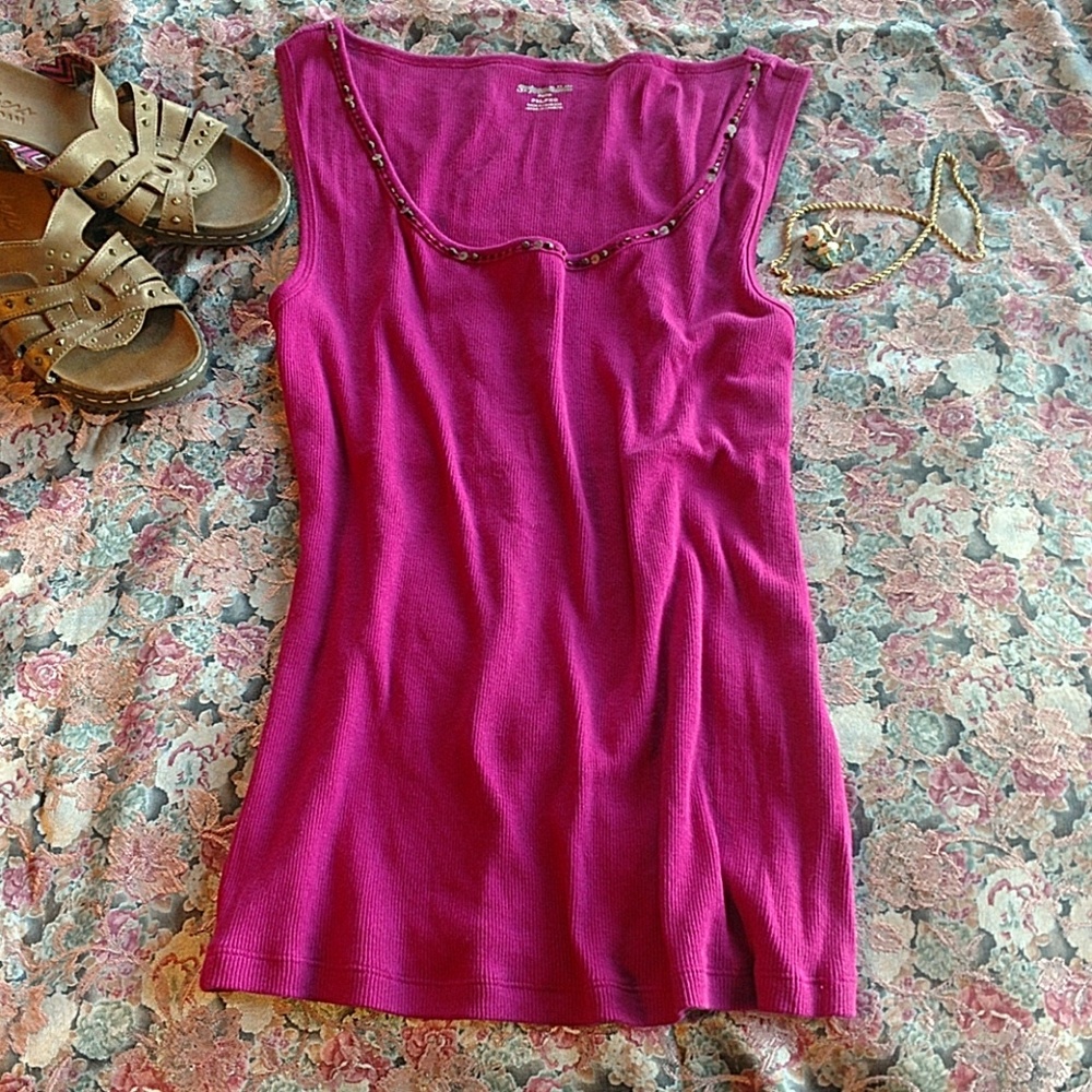 Gorgeous Raspberry Tank Top